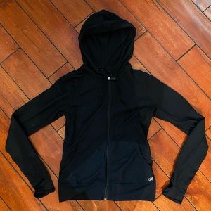 Alo Active Zip-Up Jacket with Hood